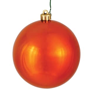 Foto 1 | Bola Decorativa Vickerman Naranja Bruñida 200 Mm - Venta Internacional.