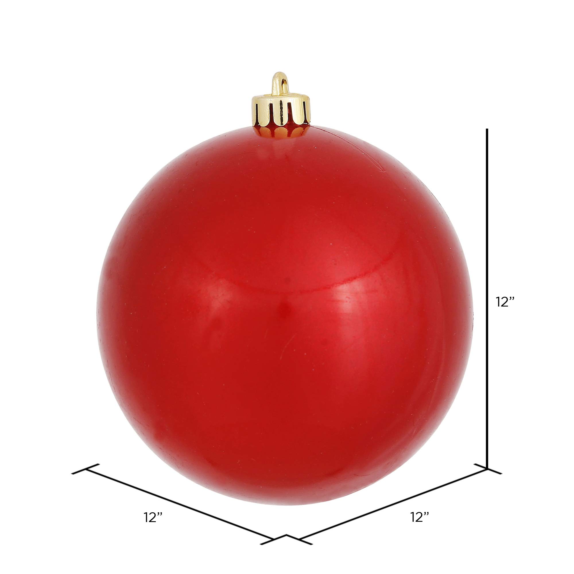 Foto 6 pulgar | Adorno Navideño Vickerman Red Candy Ball 12 Unidades - Venta Internacional.