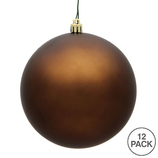 Foto 3 | Bola Mate Ornament Vickerman, Color Moca, 3 Cm, De Plástico Irrompible - Venta Internacional.