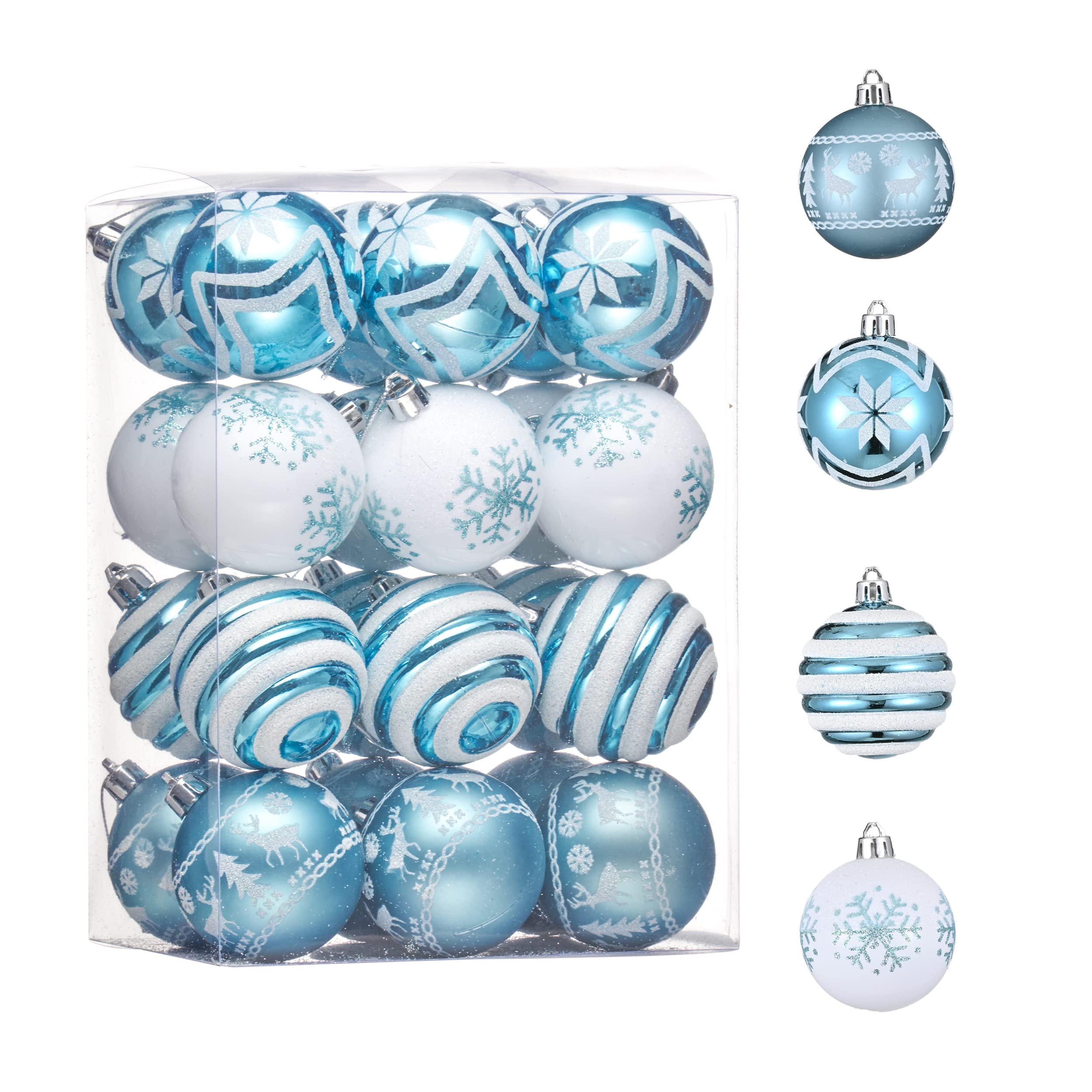 Foto 1 | Adornos Navideños Valery Madelyn Winter Wishes, 24 Unidades - Venta Internacional.