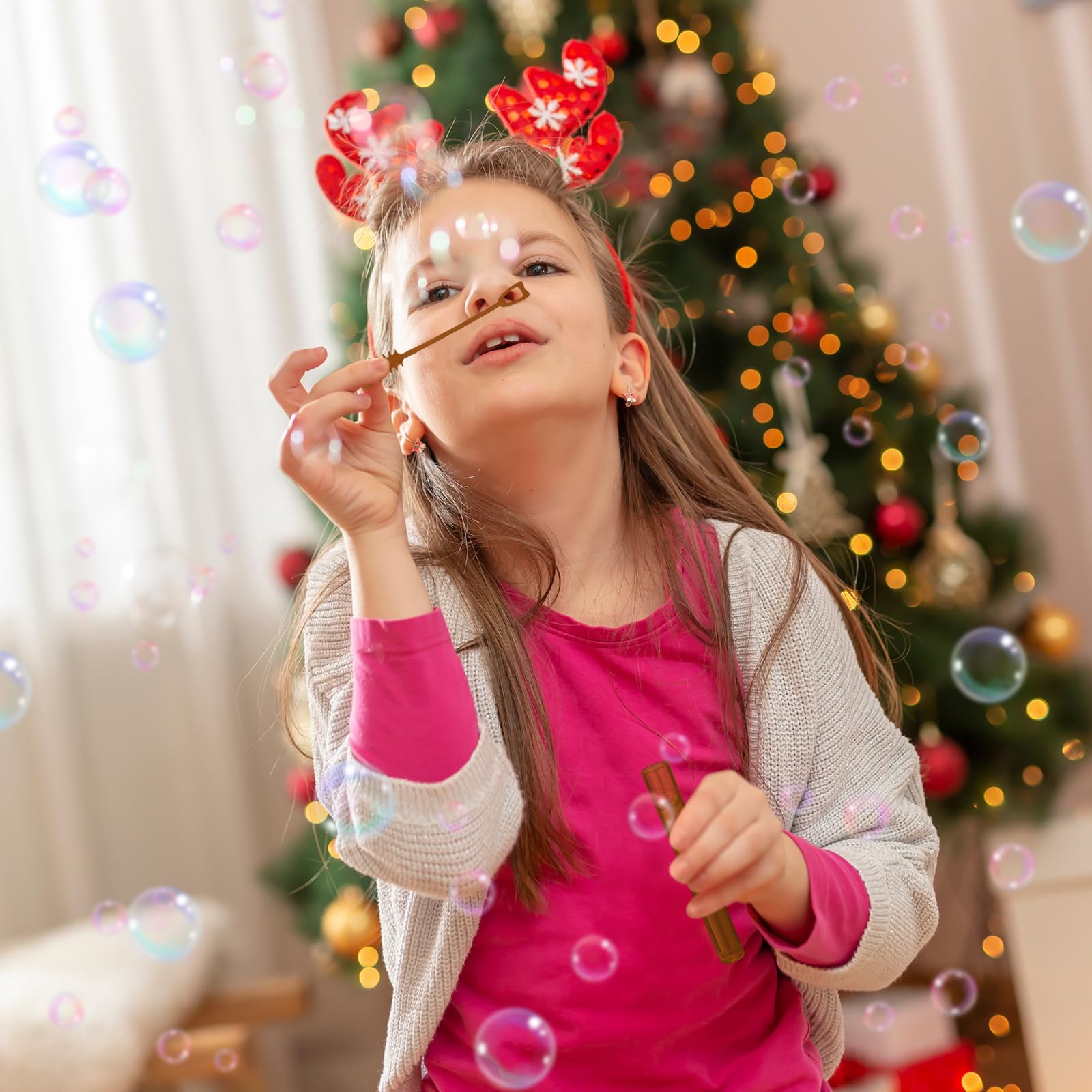 Foto 5 | Christmas Bubble Wands Sappy 160 Obsequios Para Fiestas Navideñas - Venta Internacional.
