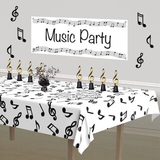 Foto 5 | Decoración Beistle De Plástico Moldeado Con Notas Musicales De 11 A 14 Cm, 6 Unidades - Venta Internacional.