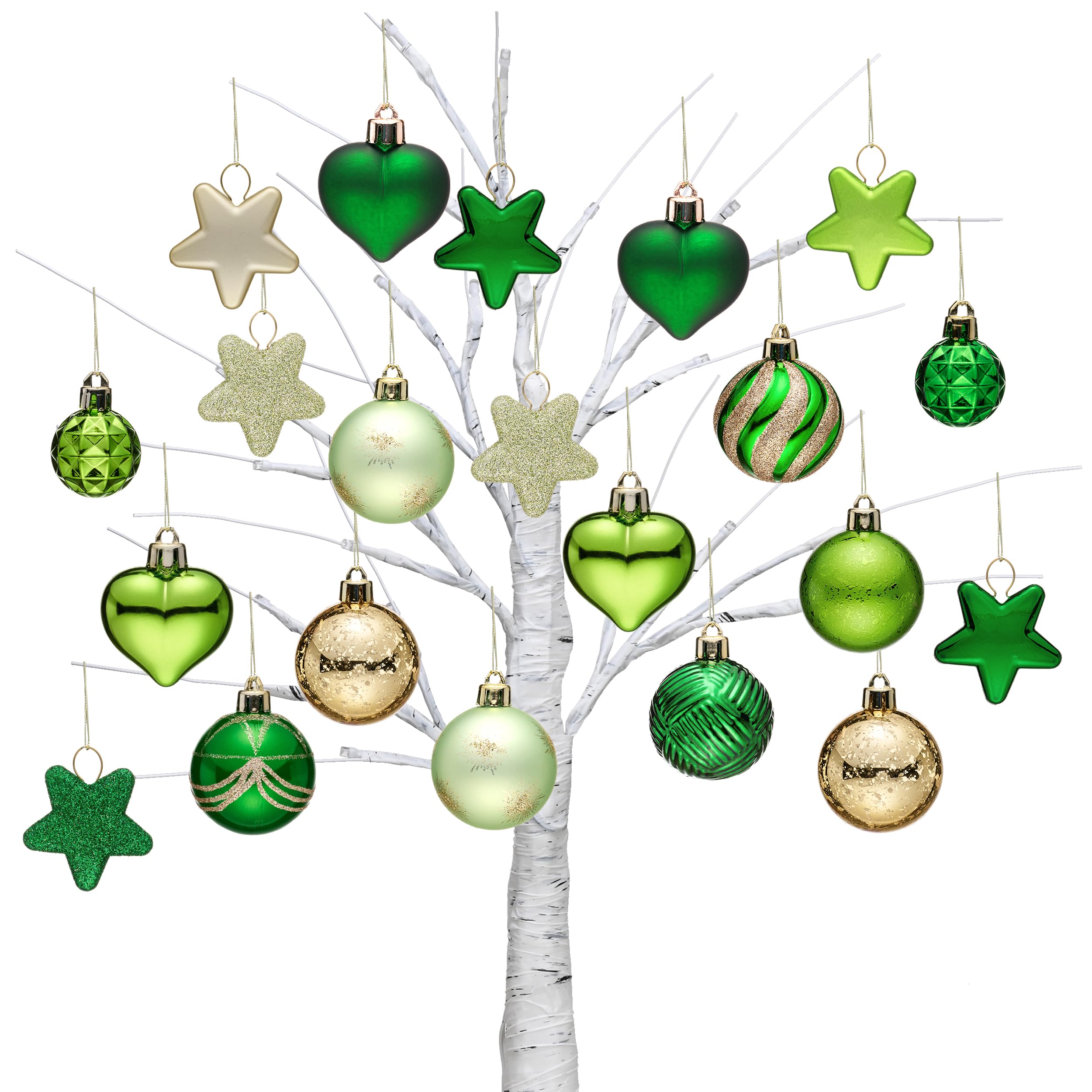 Foto 7 | Ornaments Valery Madelyn Con Forma De Corazón Del Día De San Patricio, Paquete De 28 Unidades - Venta Internacional.