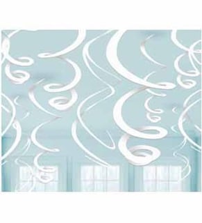 Foto 2 | Decoraciones En Espiral Amscan Dec Swirl Pl White (12/144) - Venta Internacional.