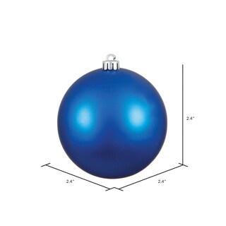 Foto 5 | Esferas Navideñas Vickerman Azul Mate 2.4 cm 24 Piezas - Venta Internacional