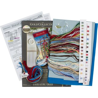 Foto 3 | Dimensiones Del Kit De Calcetines Navideños Santa Claus Gold 16 Cm - Venta Internacional.