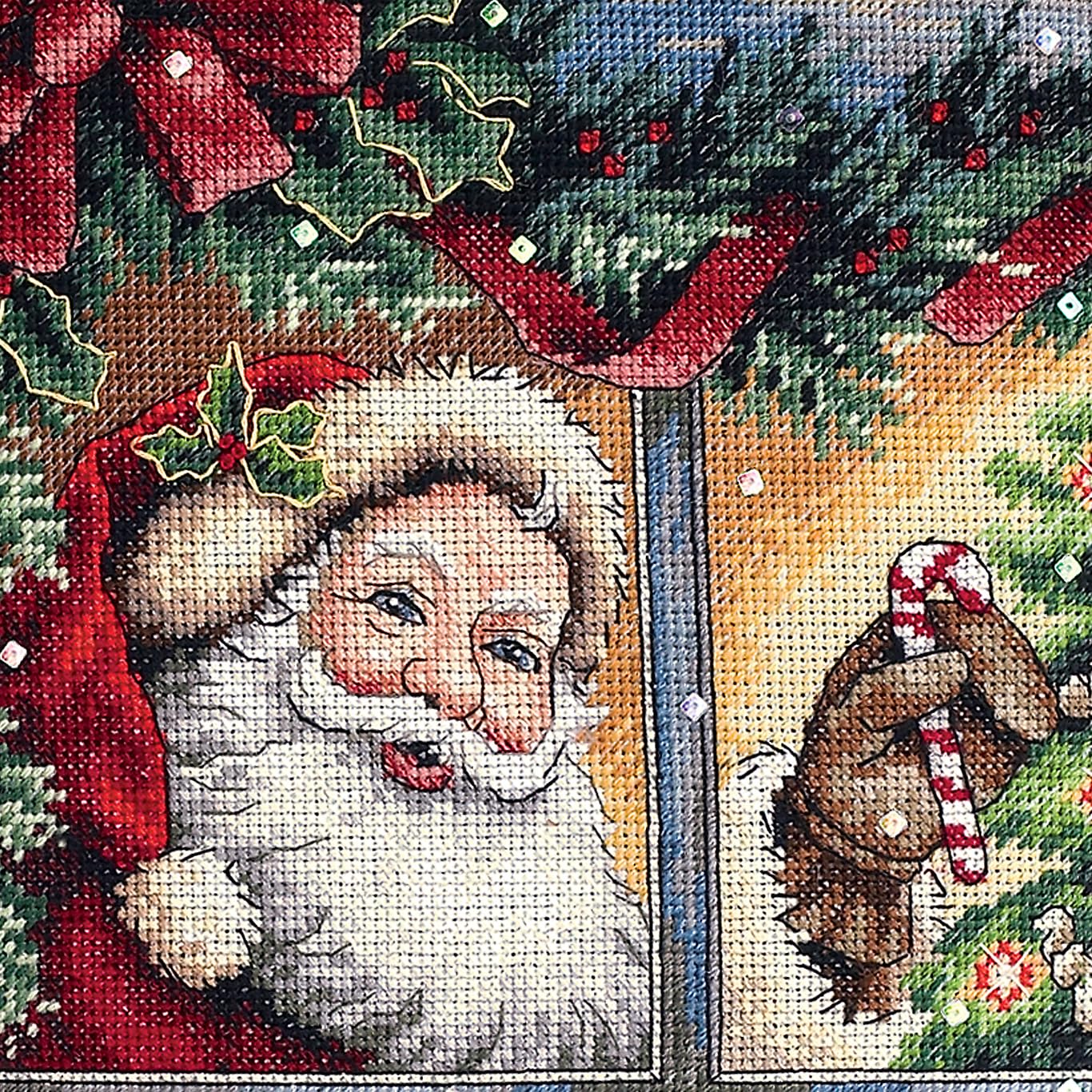 Foto 5 pulgar | Dimensiones Del Kit De Calcetines Navideños Santa Claus Gold 16 Cm - Venta Internacional.