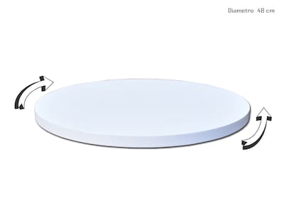 Foto 3 | Charola Giratoria Hogare Lazy Susan 48 cm color Blanco