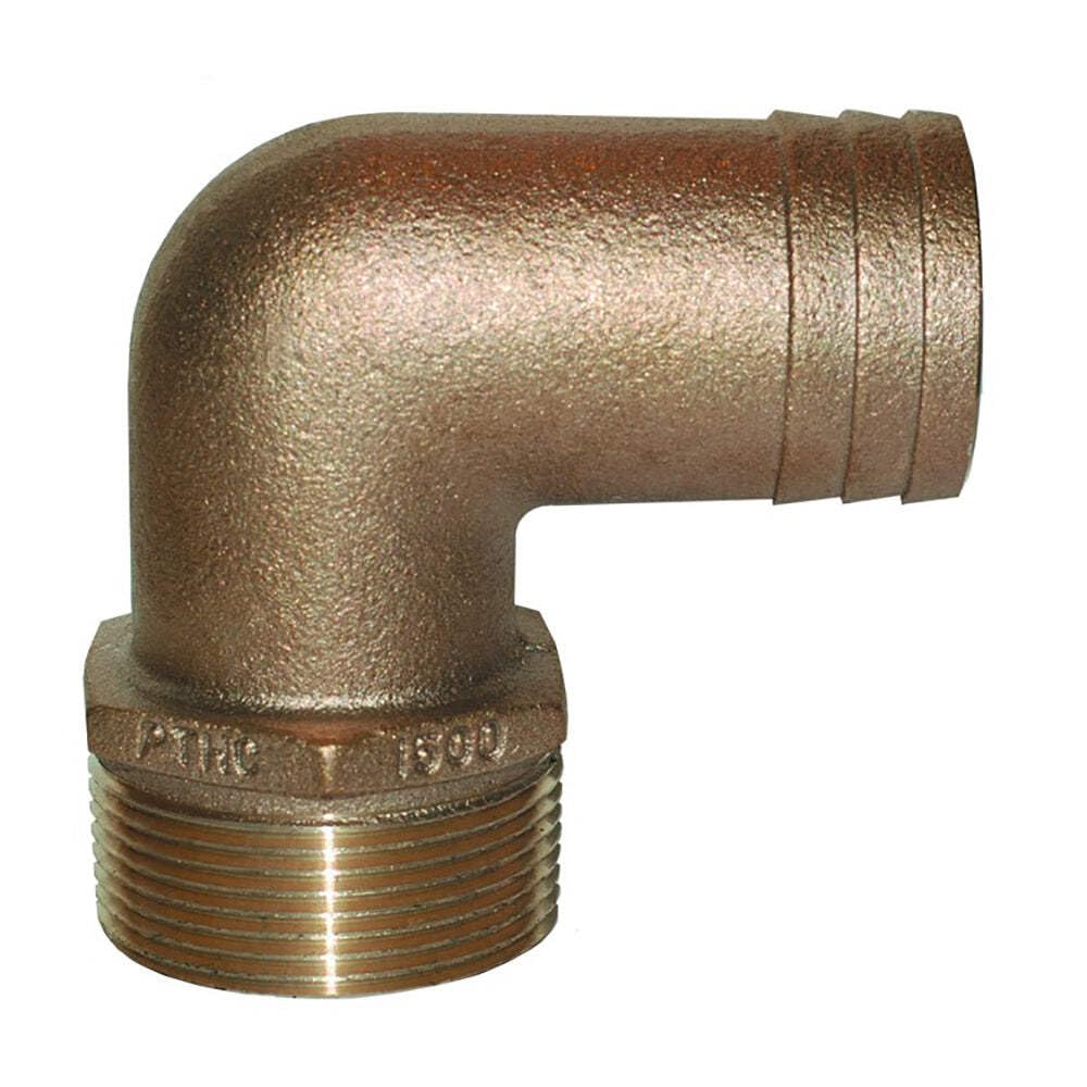 Foto 2 pulgar | Conexión De Tubo A Manguera Groco 90 Degree Bronze 2 Npt X 2 Id - Venta Internacional.