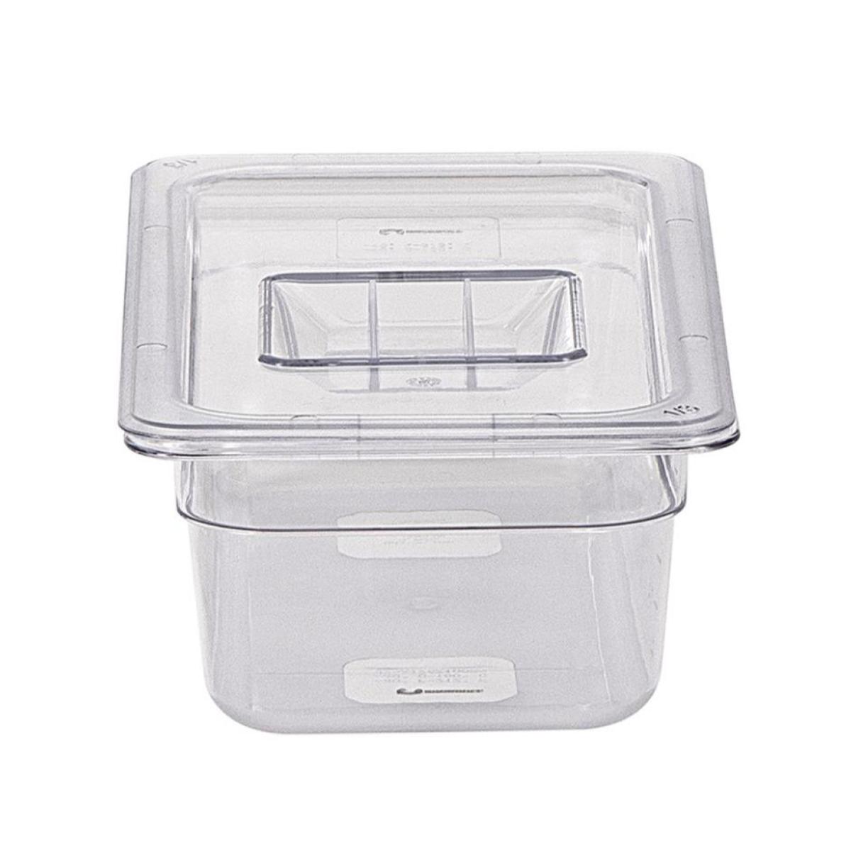 Foto 3 pulgar | Inserto Tercio 1/3 Policarbonato con Shorbull Cambro Tapa 15 cm