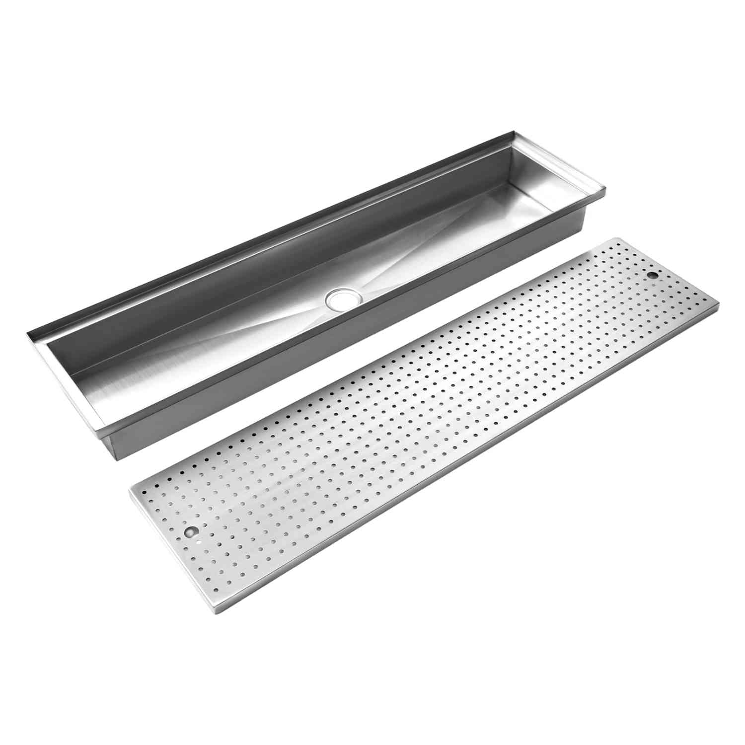Foto 2 | Rejilla Piso Coladera Lineal Acero Inox Universal 100x25