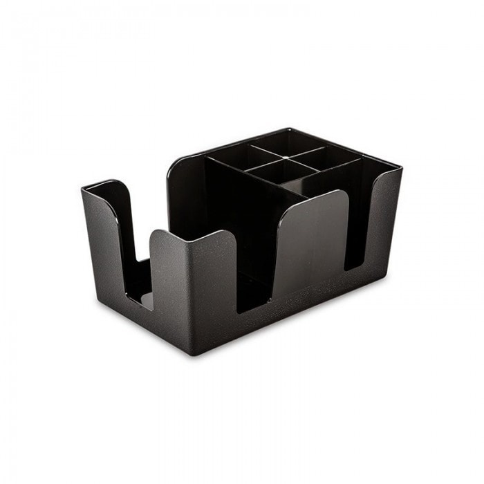Organizador de Mesa Caledonia ORME-6 Negro de Plástico ABS con 6 Compartimentos $209