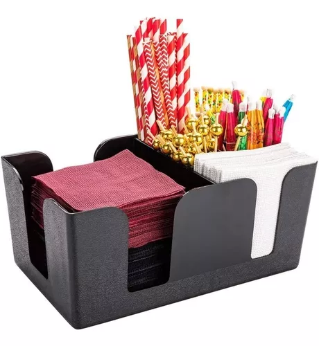 Foto 5 pulgar | Organizador de Mesa Caledonia ORME-6 Negro de Plástico ABS con 6 Compartimentos
