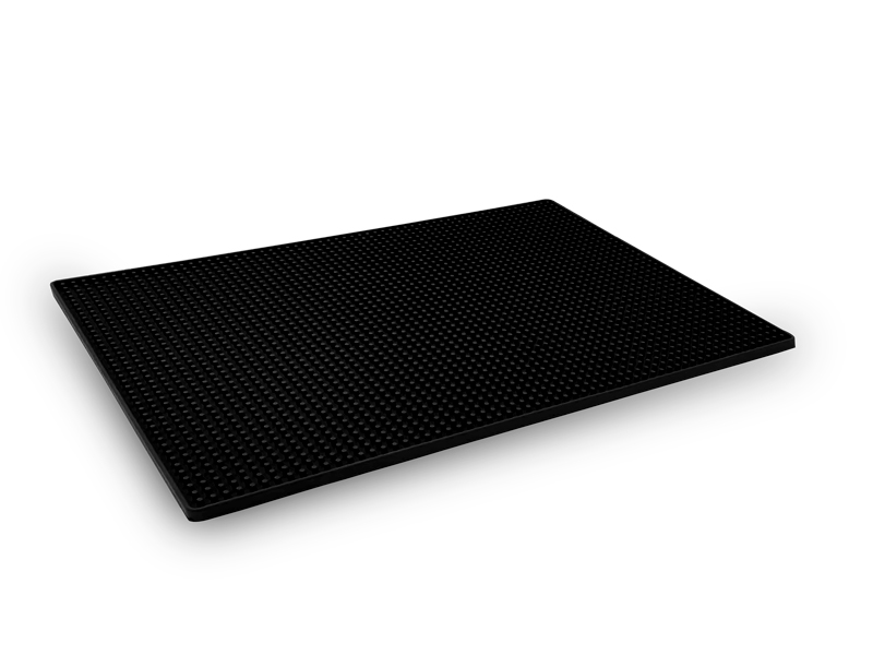Foto 1 | Tapete Flexible Para Bar Caledonia Tabar-30 Negro 30x40 Cm, Caucho Resistente, Antiderrames, Fácil Limpieza Y Manejo.