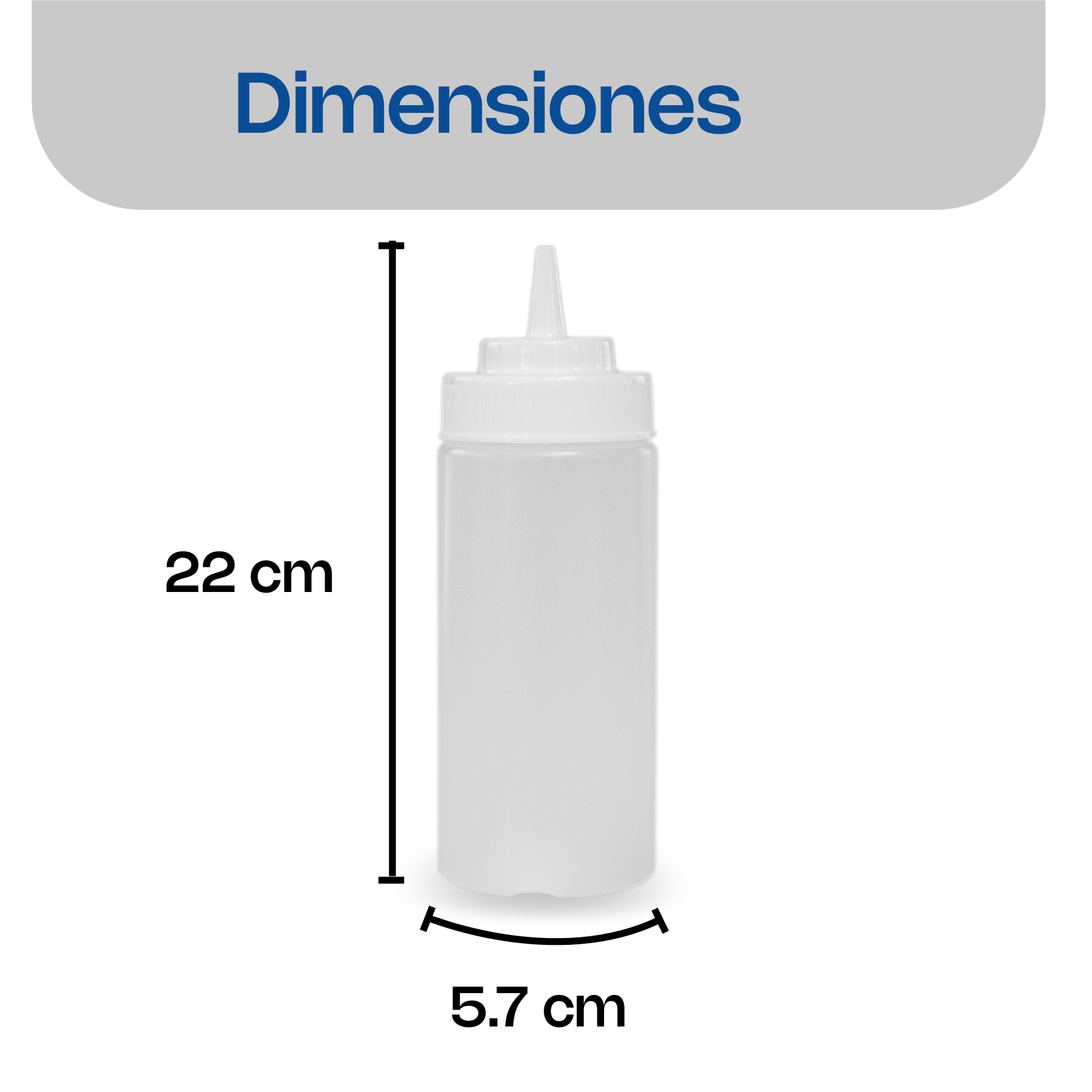 Foto 6 pulgar | Recipiente Para Aderezo 6 Piezas Caledonia Recad-12t  Polietileno, 12 Oz, Rosca Profunda, Salida Ancha, Dosificació