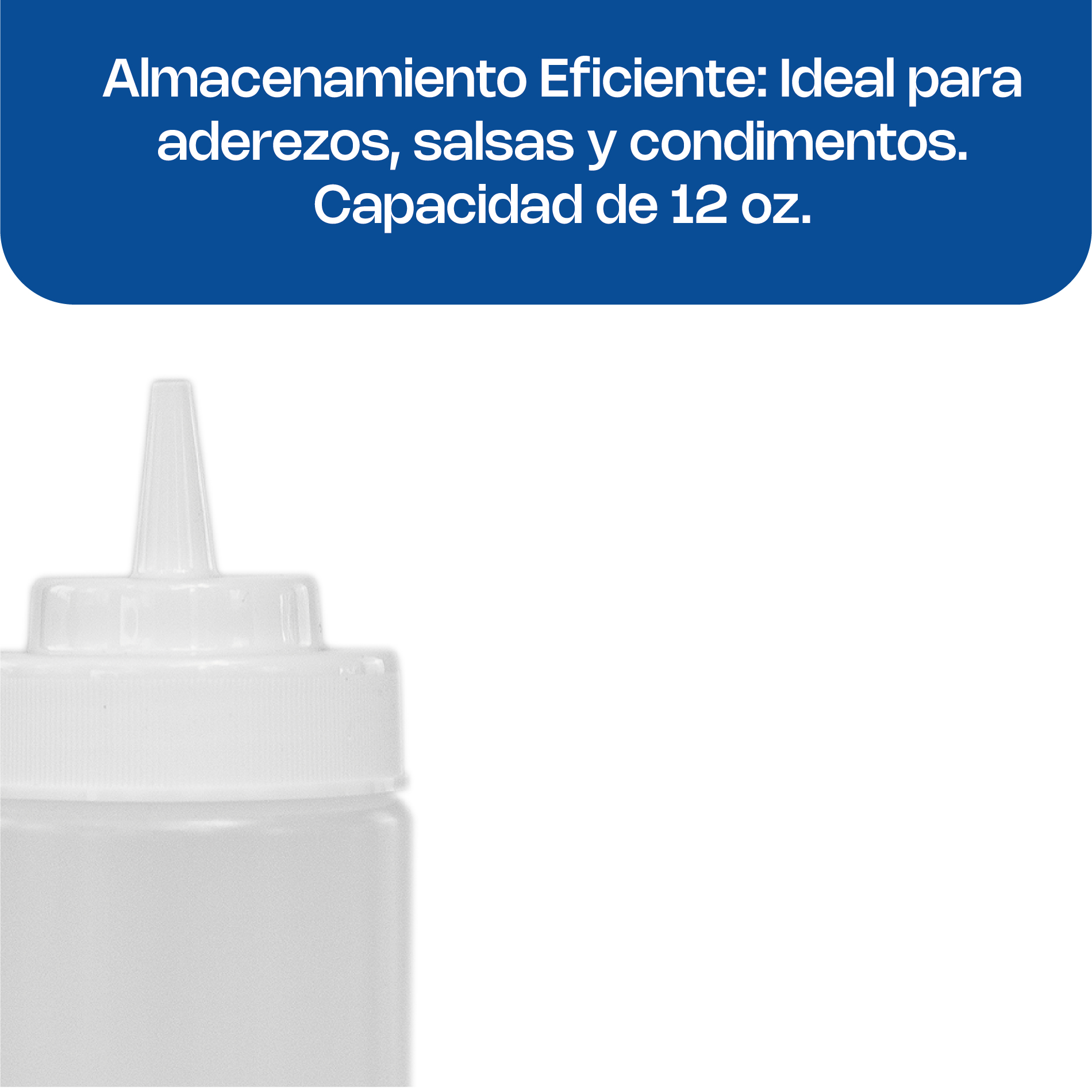 Foto 7 pulgar | Recipiente Para Aderezo 6 Piezas Caledonia Recad-12t  Polietileno, 12 Oz, Rosca Profunda, Salida Ancha, Dosificació