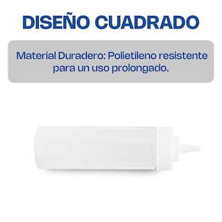 Foto 2 | Recipiente Para Aderezo 6 Piezas Caledonia Recad-16t Polietileno, 16 Oz, Rosca Profunda, Salida Ancha, Dosificaci