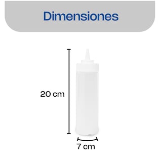 Foto 5 | Recipiente Para Aderezo 6 Piezas Caledonia Recad-16t Polietileno, 16 Oz, Rosca Profunda, Salida Ancha, Dosificaci