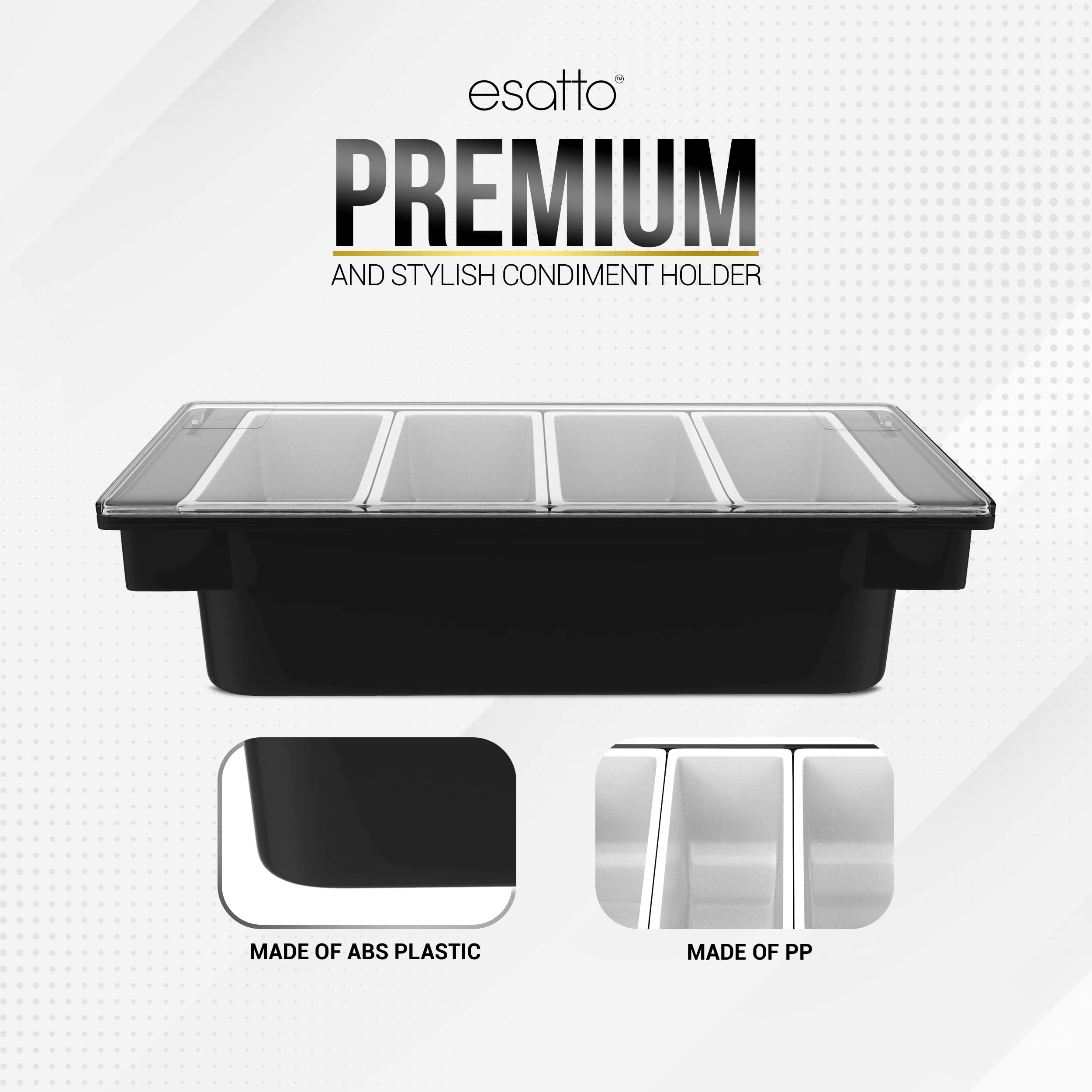 Foto 6 pulgar | Soporte Para Condimentos Esatto Bar Products Refrigerado Con Insertos De 4 Pintas - Venta Internacional.