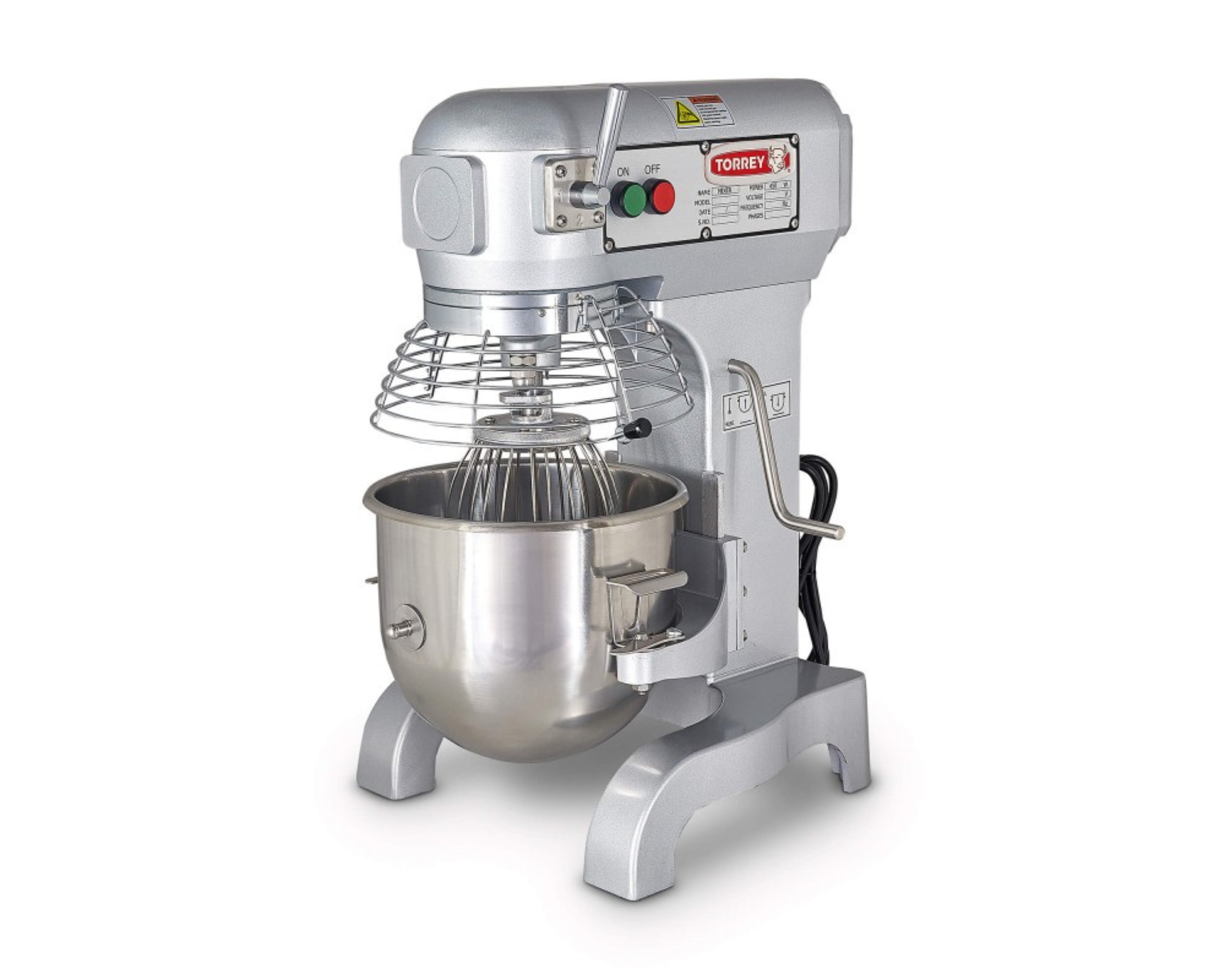 Batidora Eléctrica Torrey Bto-10 (10 Lts) Color Plata
