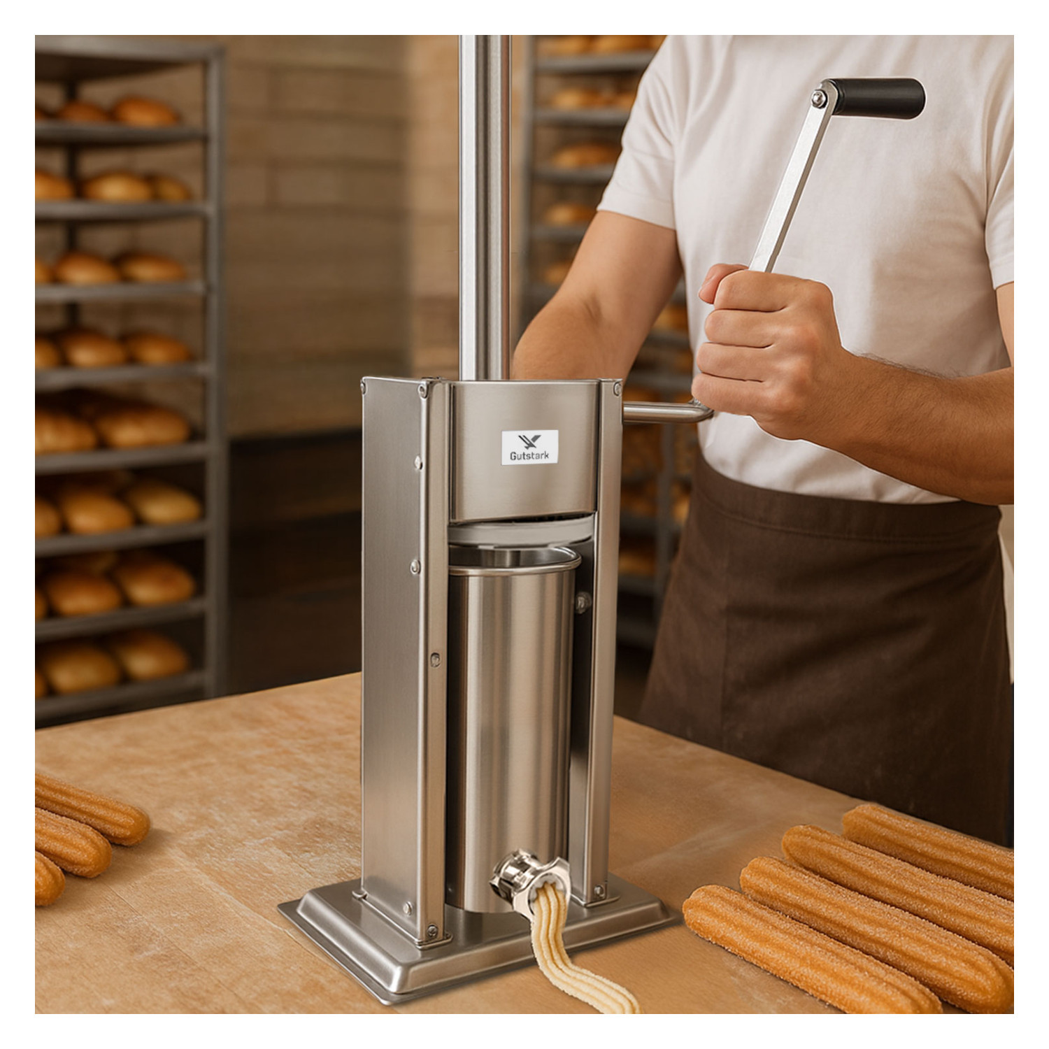 Foto 6 | Maquina Para Hacer Churros Rellenos Manual Vertical 5 Litros Gutstark Home