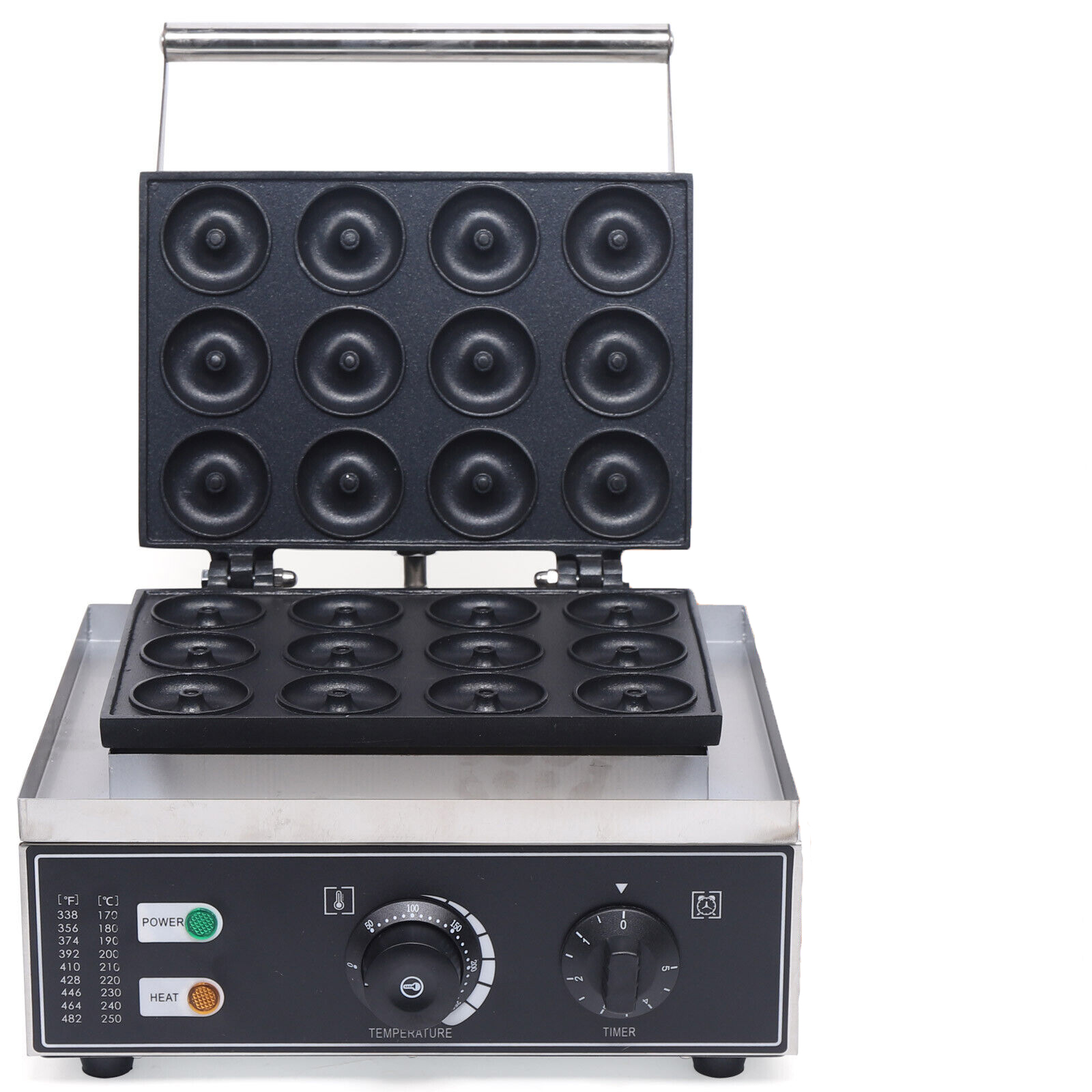 Maquina para Mini Donas Atrapame BI-ZJGJ-2188 color Plata 110 V 1500 W de Acero Inoxidable