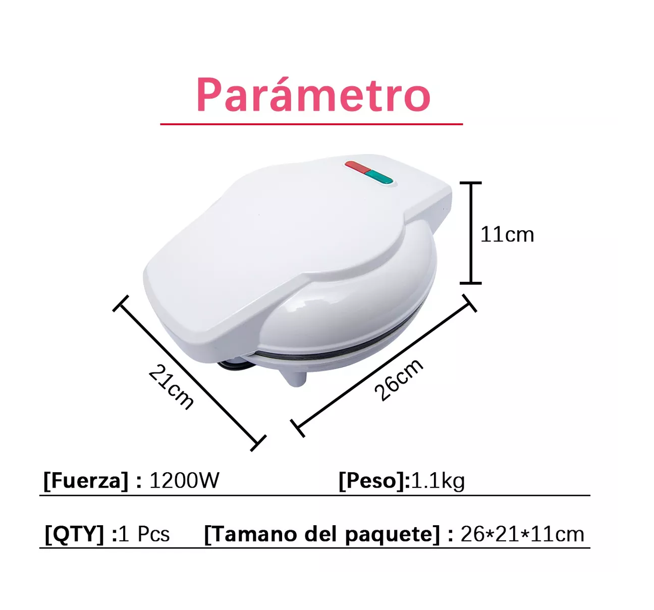 Foto 3 pulgar | Máquina para Hacer Donas Blanca