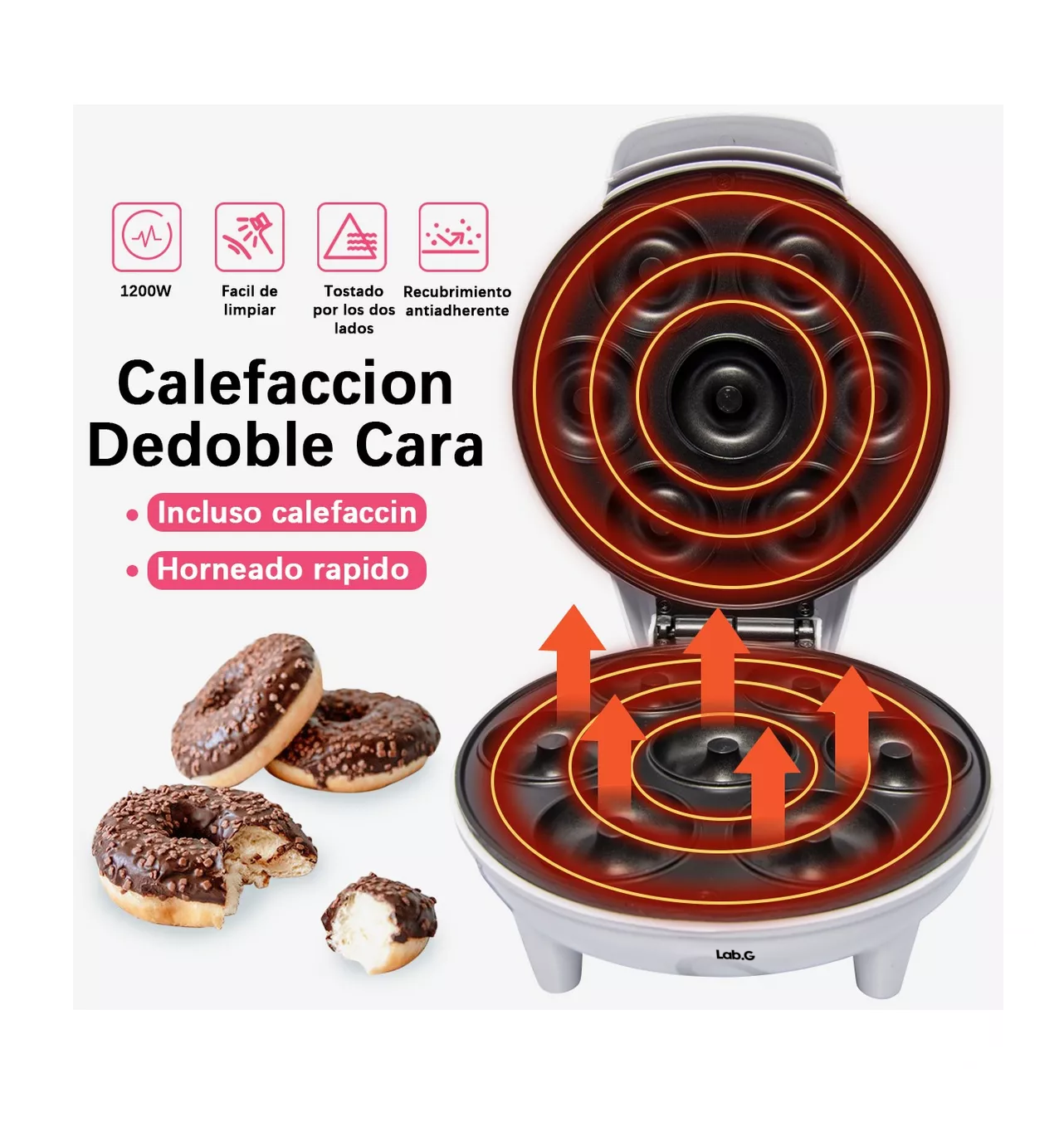 Foto 4 pulgar | Máquina para Hacer Donas Blanca