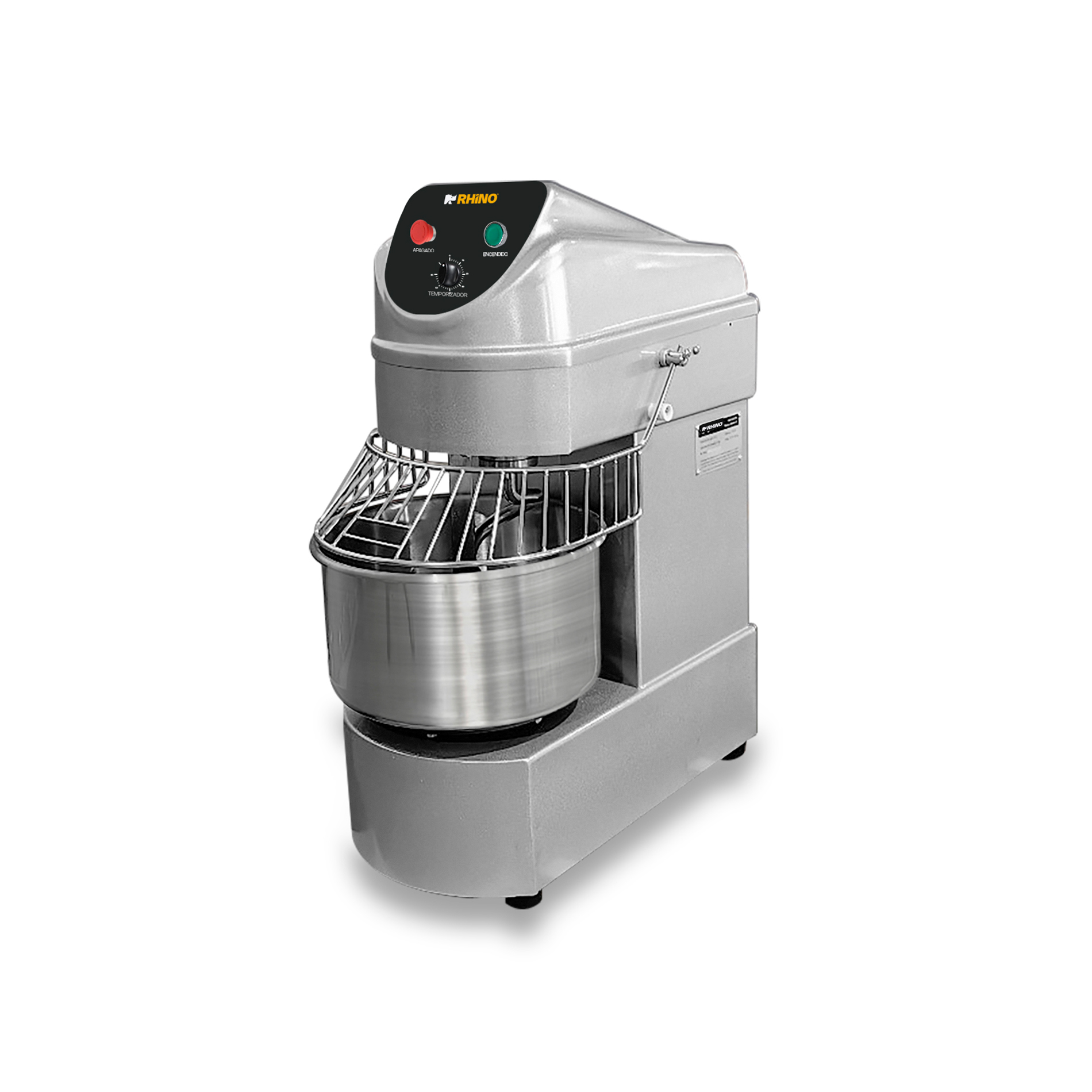 Foto 1 | Amasadoras Rhino Amasa-10 Gris Amasadora De 10 Litros Con Motor De 1 Hp Y Temporizador Integrado.