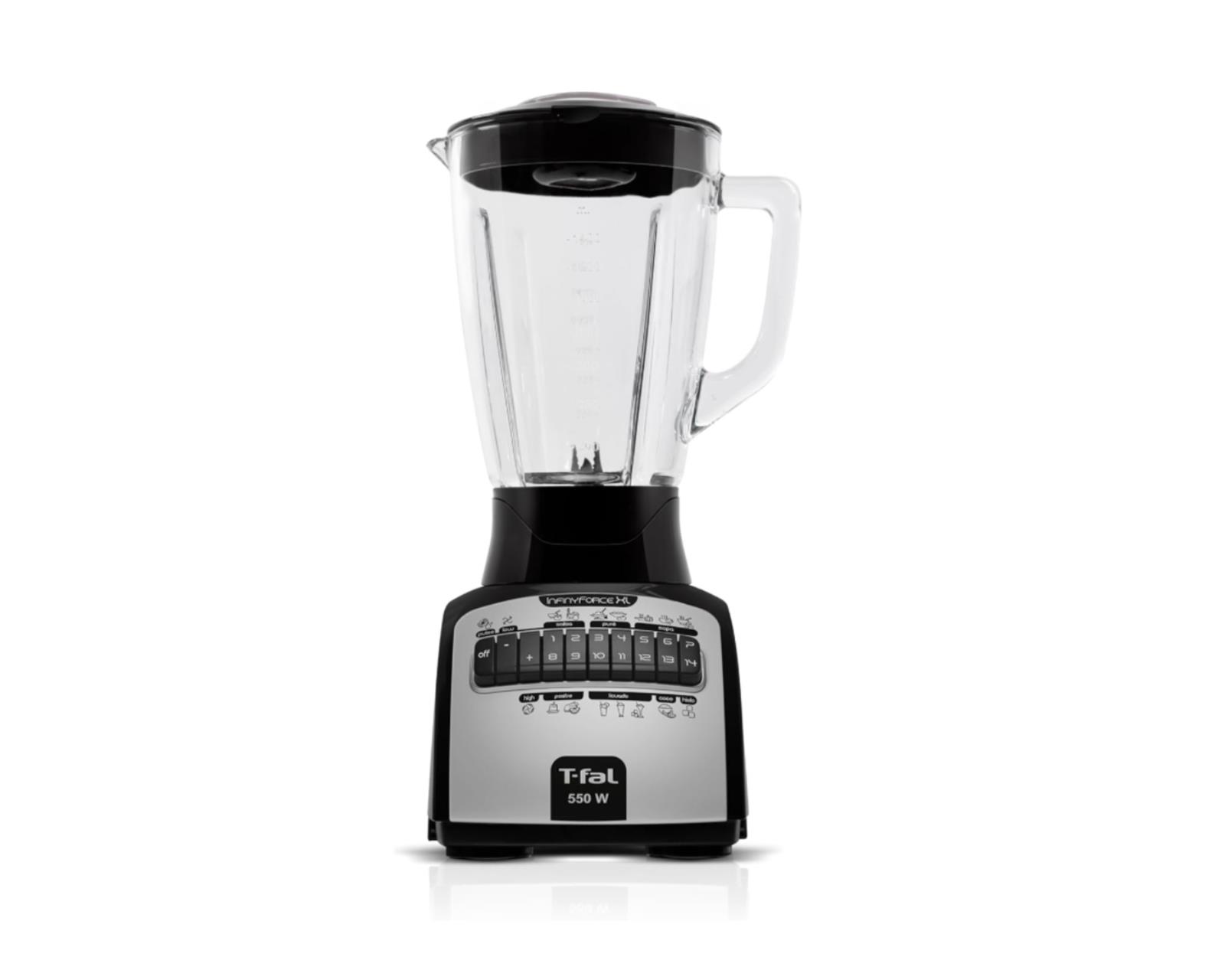 Foto 2 | Licuadora T-Fal Infinyforce XL Negra con Vaso de Vidrio de 2.2 L