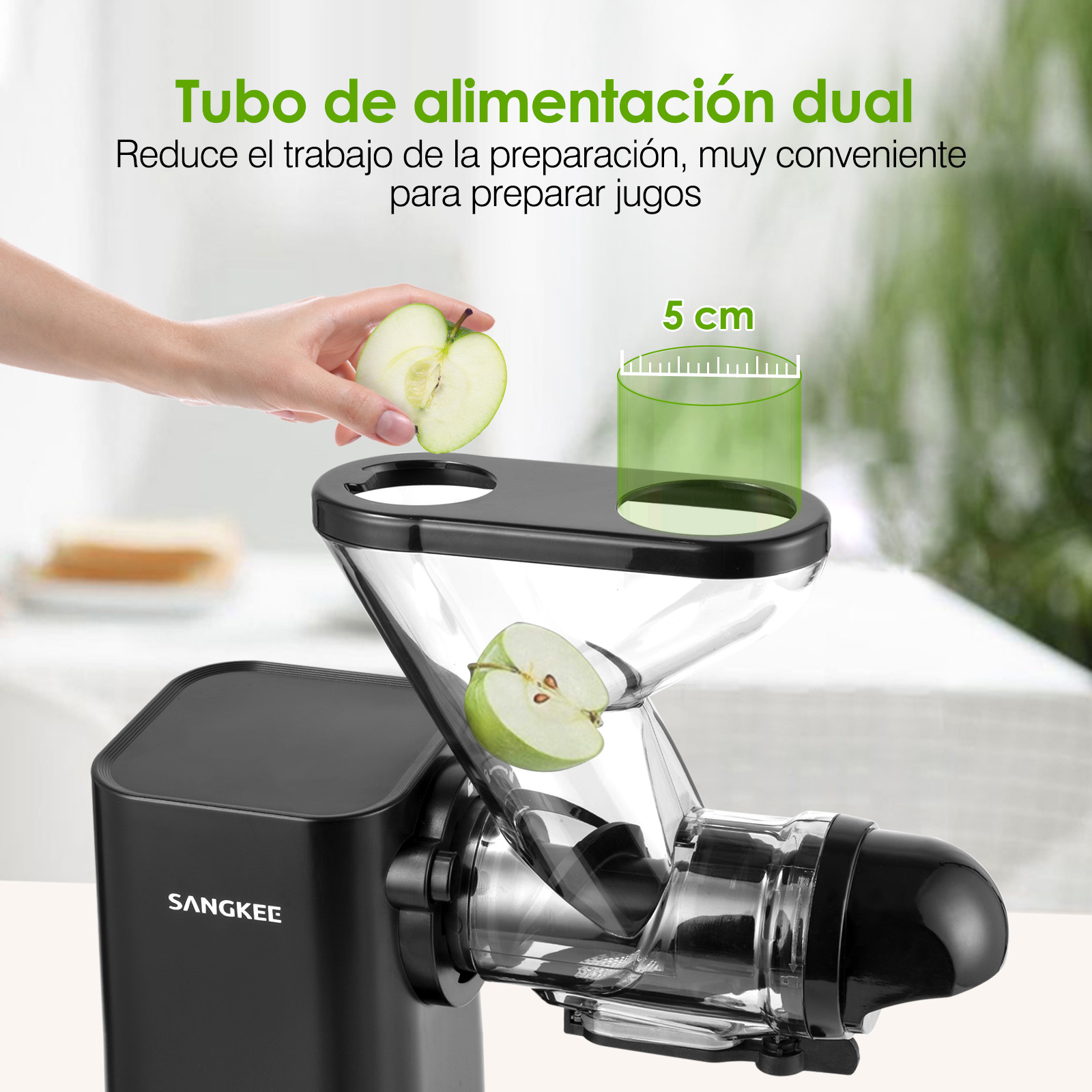 Foto 3 pulgar | Extractor de Jugo  Sangkee K10151