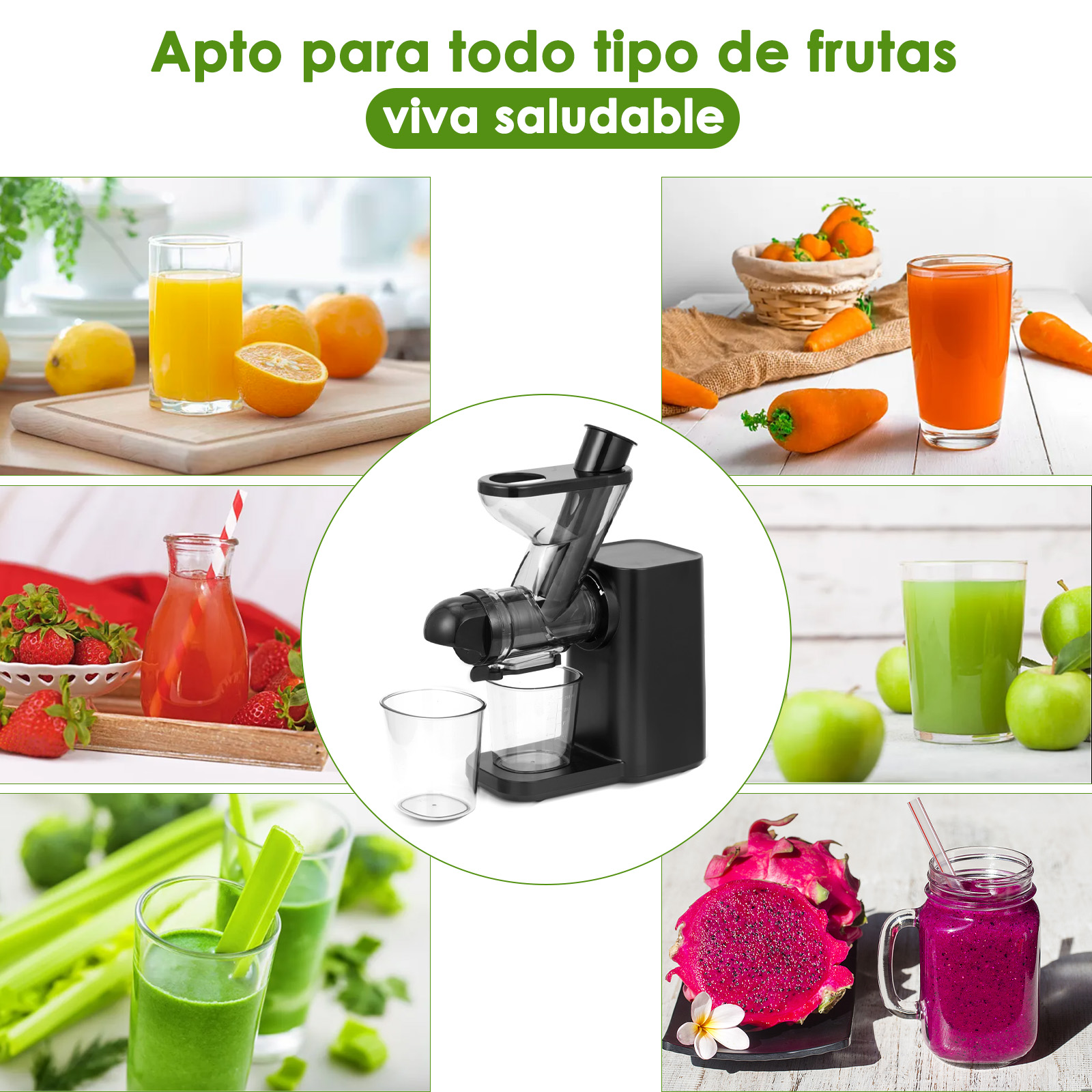 Foto 6 pulgar | Extractor de Jugo  Sangkee K10151