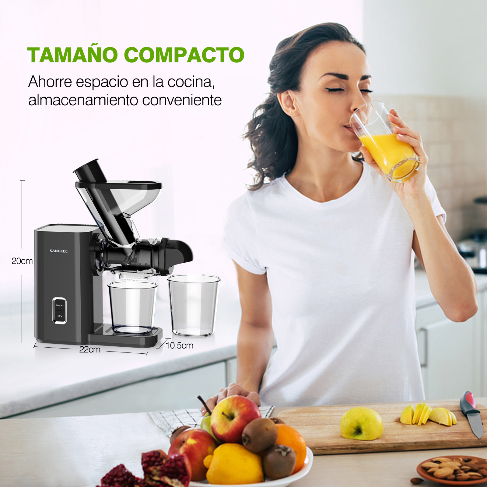Foto 6 | Extractor de Jugo  Sangkee K10151