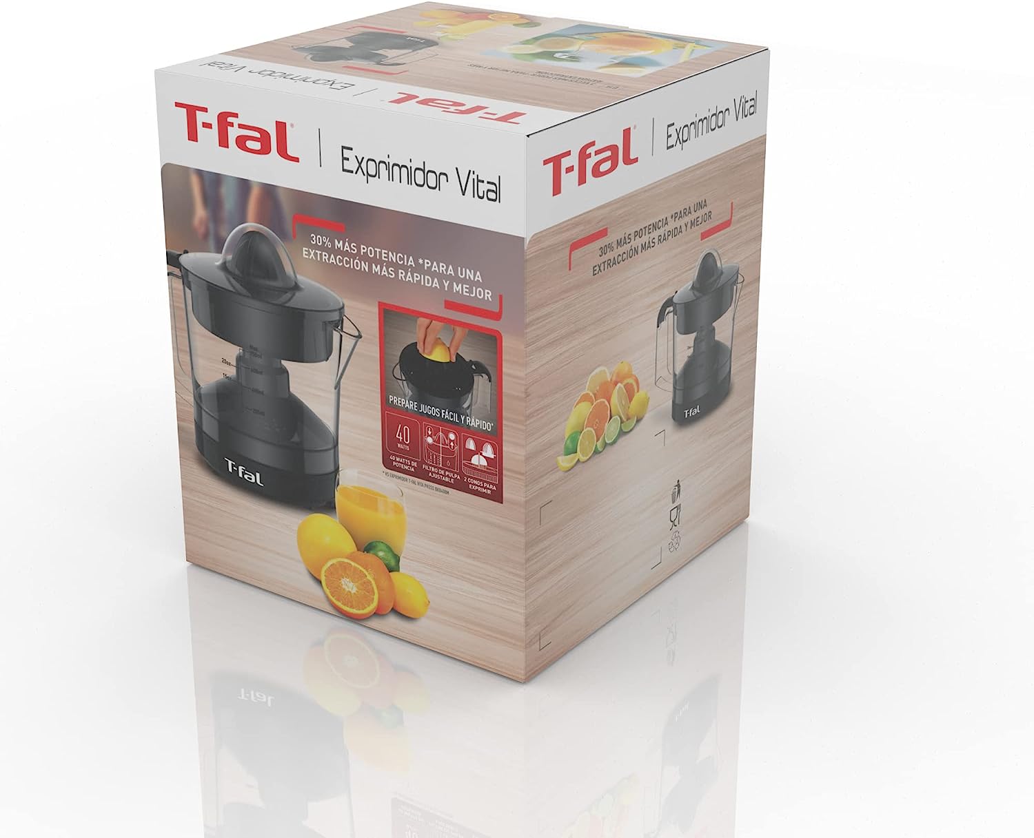 Foto 4 pulgar | Exprimidor de Cítricos T-Fal Zp2028mx 0.75 Litros