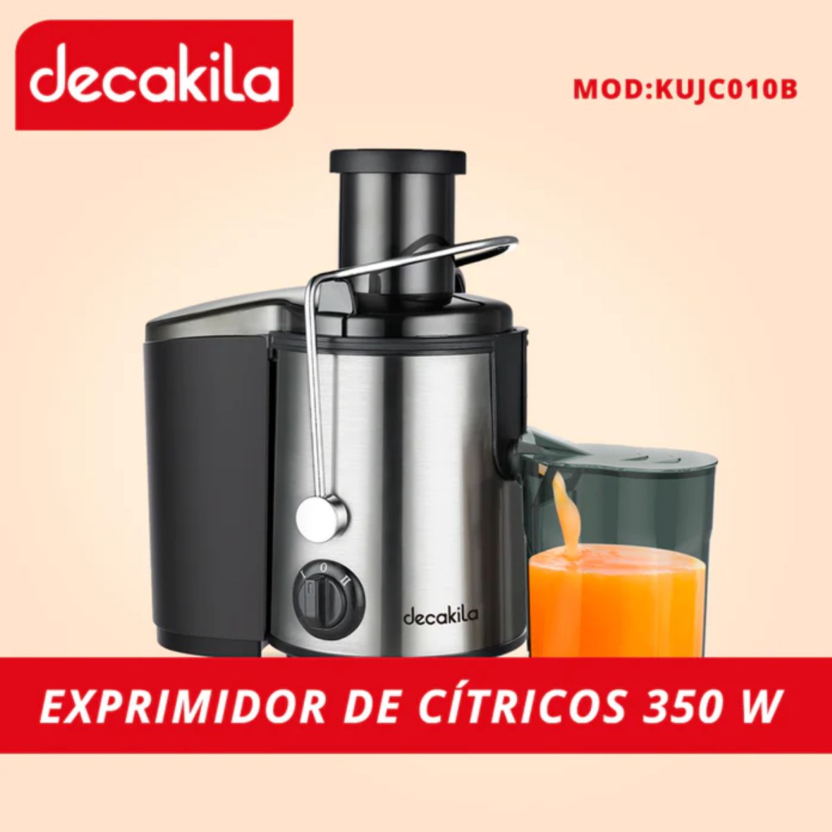 Foto 2 | Extractor de Jugos 350w Decakila