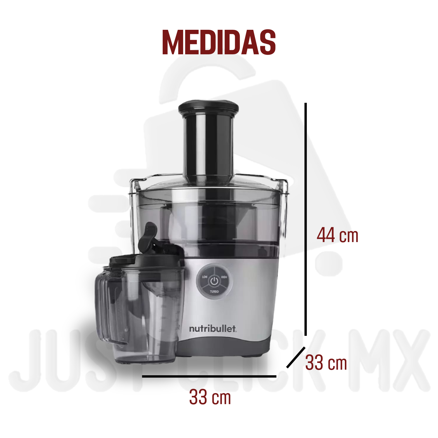 Foto 9 pulgar | Nutribullet Juicer Pro NBJ-200 Extractor de Jugos con Jarra Colador y 2 Vasos 1000W