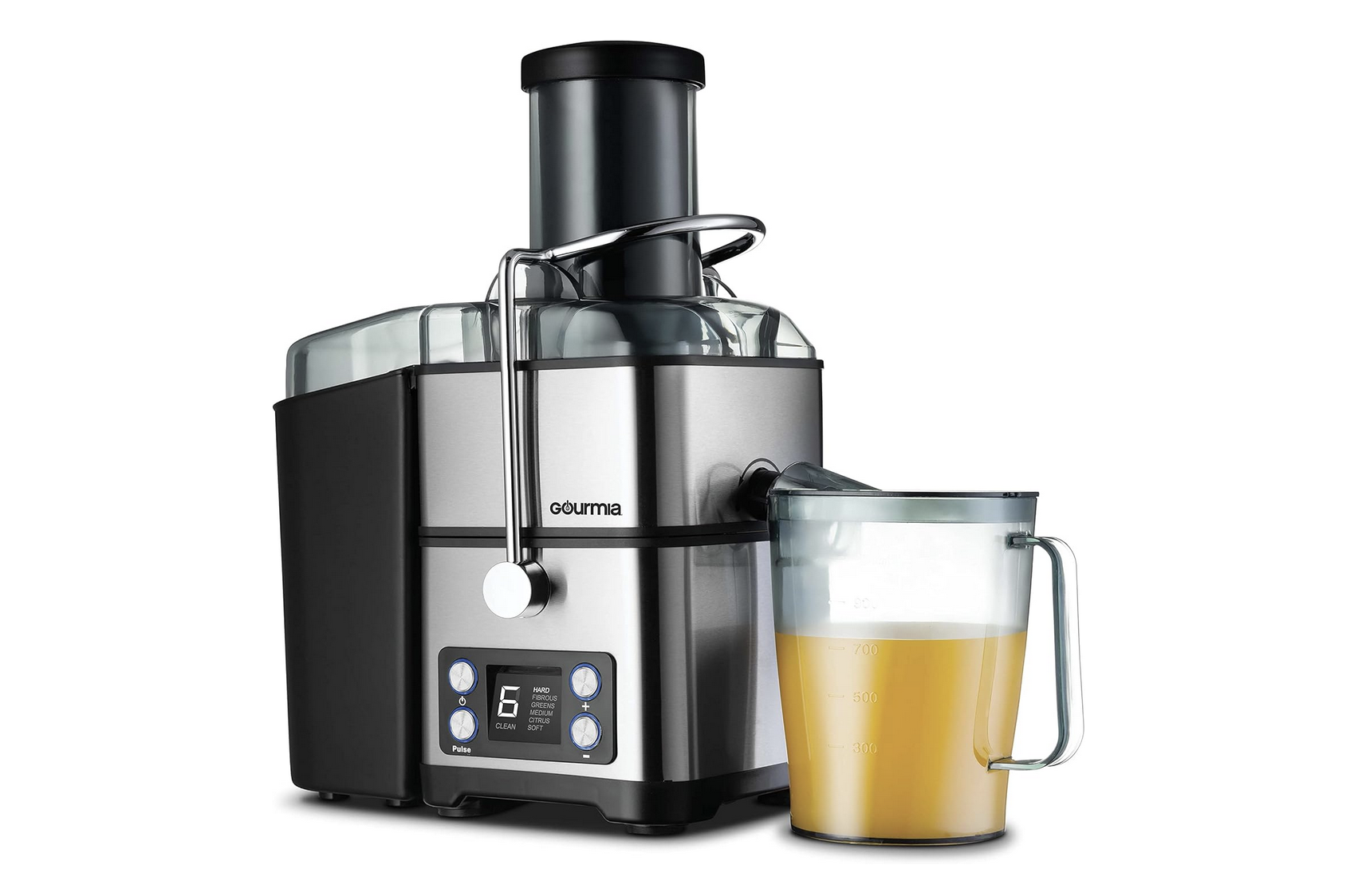 Extractor De Jugos Digital De Boca Ancha Exprimidor De 6 Velocidades Con Ciclo De Autolimpieza