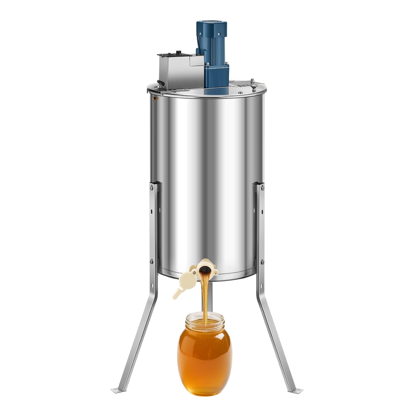 Extractor Eléctrico De Miel Vevor 3 Frame Con Tapa Transparente - Venta Internacional.