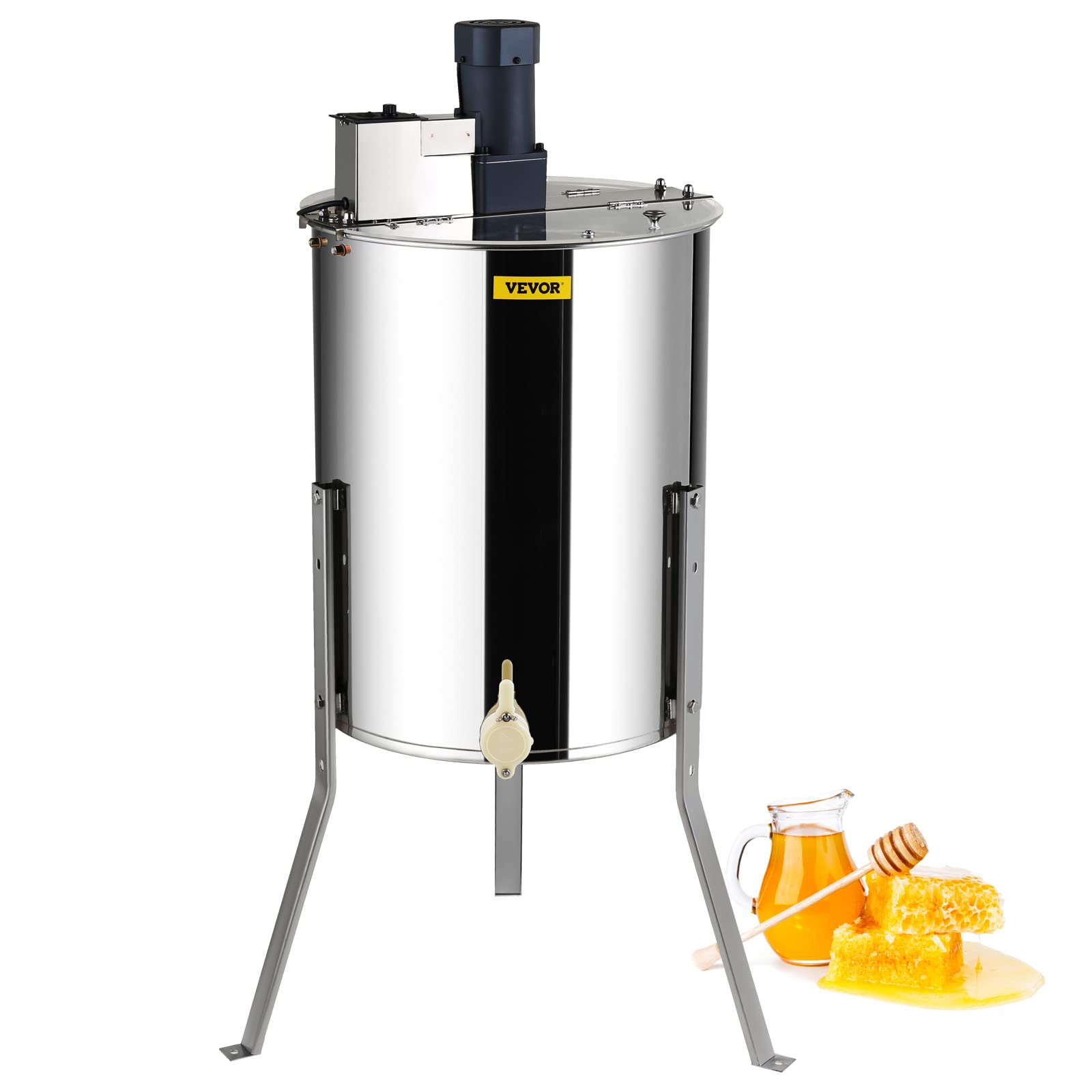 Foto 1 | Extractor Eléctrico De Miel Vevor 4/8 Con Marco De Acero Inoxidable - Venta Internacional.