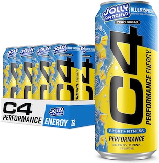 Foto 1 | Pre Entreno C4 Energy Drinks 12 Latas Jolly Rancher Blue Razz