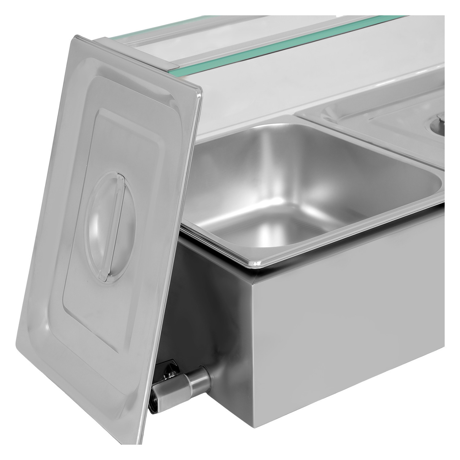 Foto 4 | Bufetera Gutstark Home Baño María Chafer Eléctrico 6 Insertos Acero Inoxidable