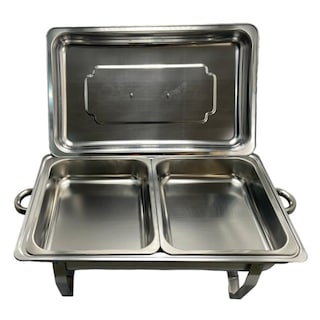 Foto 2 | Chafer Buffet Banquete Rectangular Acero Inoxidable Medio