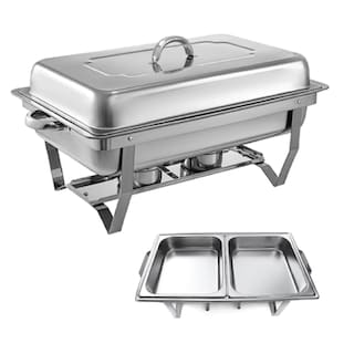 Foto 4 | Chafer Buffet Banquete Rectangular Acero Inoxidable Medio