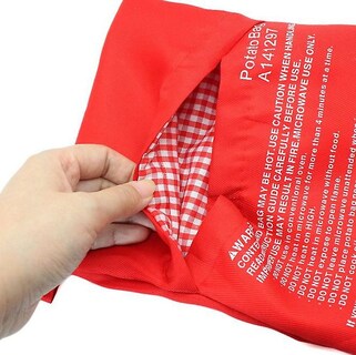 Foto 3 | Juego de Bolsas para Cocinar Papas en Microondas 3 Piezas - Venta Internacional