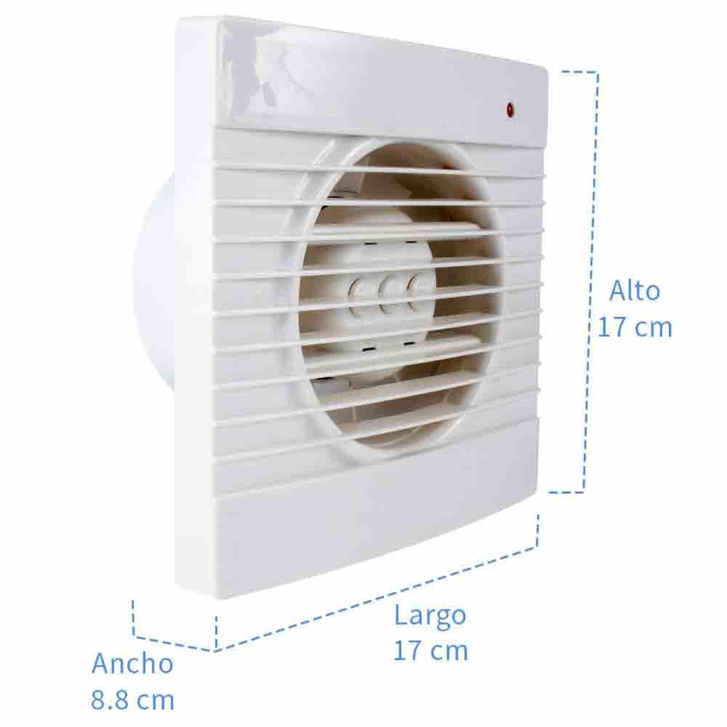 Foto 4 pulgar | Extractor de Aire para Interiores IUSA 619490 color Blanco 12 W