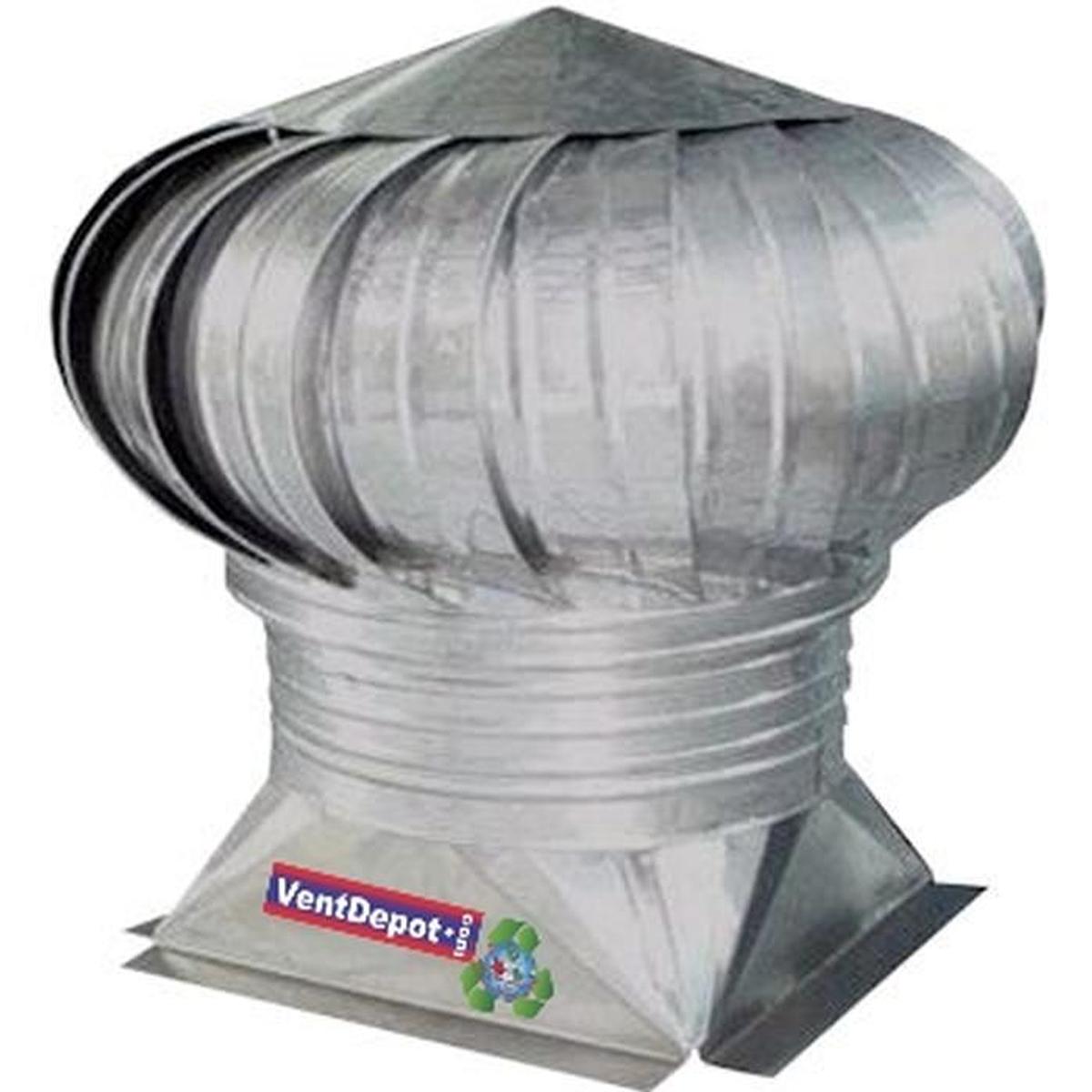 Extractores Atmosfericos Industrial, Ventdepot, Mxach-004, Garganta De 18''ø, 2568m3/hr, Base, Aluminio, 1 Año Garantí