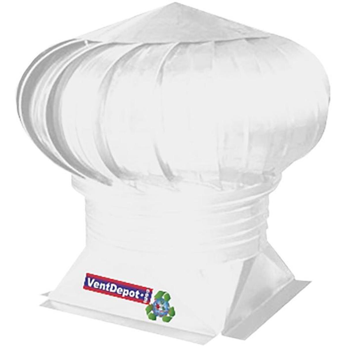 Extractor De Humos, Ventdepot, Mxsnb-006, Garganta De 24''ø, 4469m3/hr, Turbina, Base Plana Estándar, Galvanizado, Bl $3,731