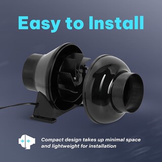 Foto 6 | Ventilador De Conducto En Línea Ipower De 4 Pulgadas Y 195 Cfm Para Cultivo Hidropónico - Venta Internacional.