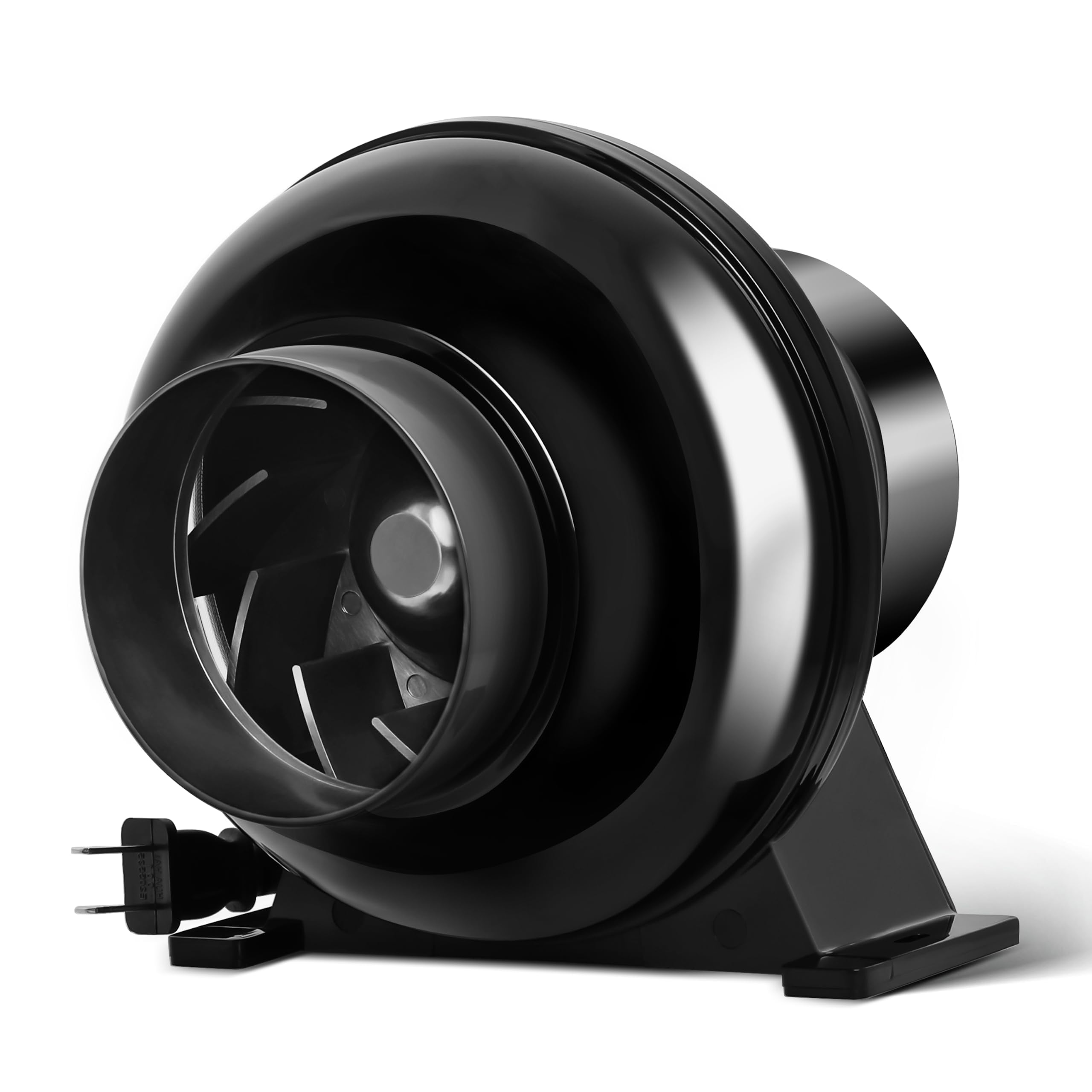 Foto 1 | Ventilador De Escape En Línea Ipower, 4 Pulgadas, 195 Cfm, Ventilación De Aire Negro - Venta Internacional.