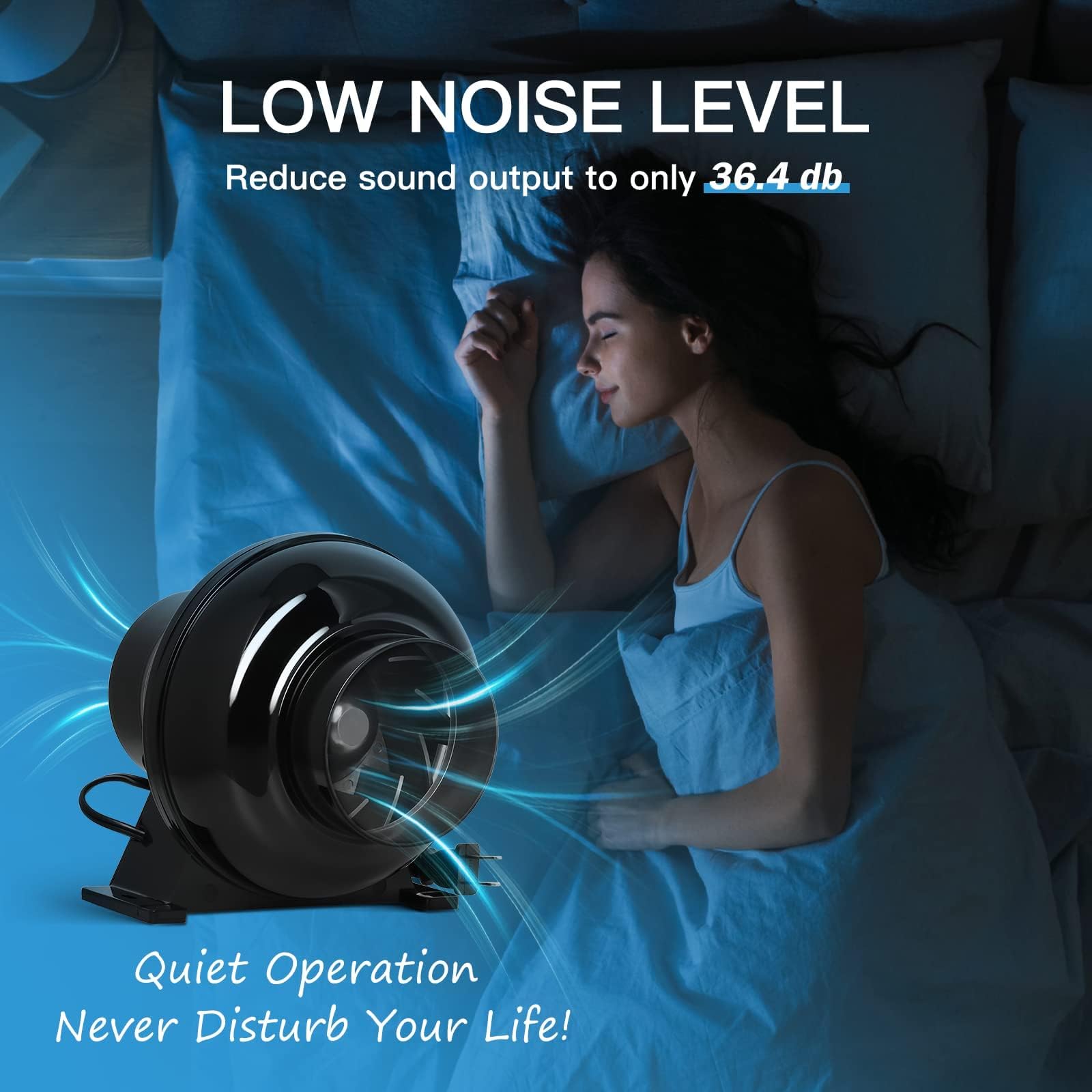 Foto 5 | Ventilador De Conducto En Línea De Escape  Amplificador De Ventilación  4 Pulgadas  195 Cfm - Venta Internacional.